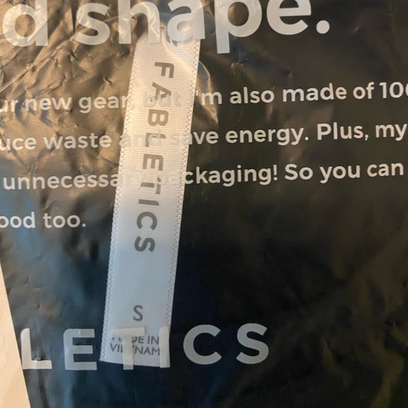 Fabletics Women's 100% Cotton Jersey Tee Black Shirt Small Top - Picture 6 of 7